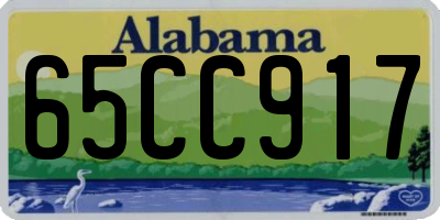 AL license plate 65CC917