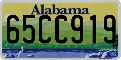 AL license plate 65CC919