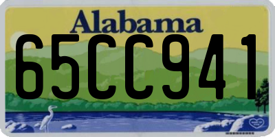 AL license plate 65CC941