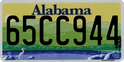 AL license plate 65CC944