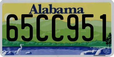 AL license plate 65CC951