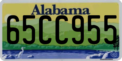 AL license plate 65CC955