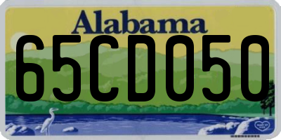 AL license plate 65CD050