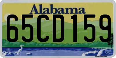 AL license plate 65CD159