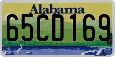 AL license plate 65CD169