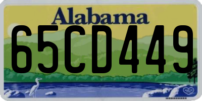 AL license plate 65CD449