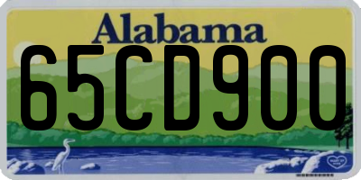 AL license plate 65CD900