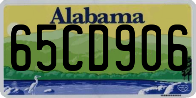 AL license plate 65CD906