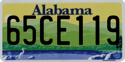 AL license plate 65CE119