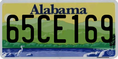 AL license plate 65CE169