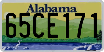 AL license plate 65CE171