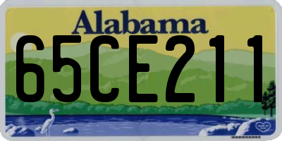 AL license plate 65CE211