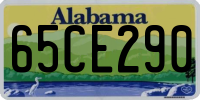 AL license plate 65CE290