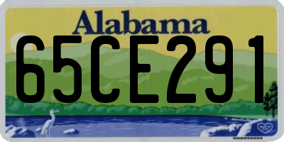 AL license plate 65CE291