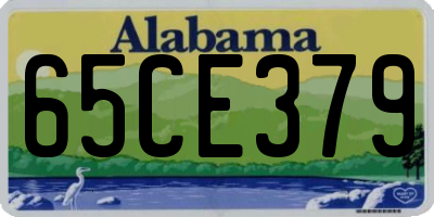 AL license plate 65CE379