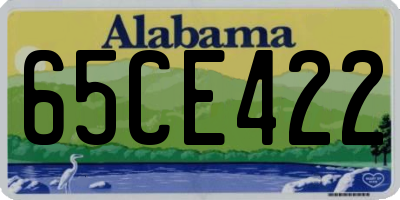 AL license plate 65CE422
