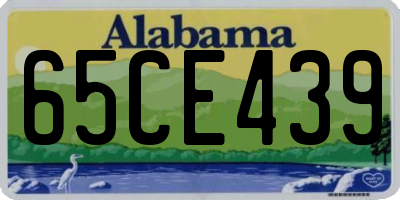 AL license plate 65CE439