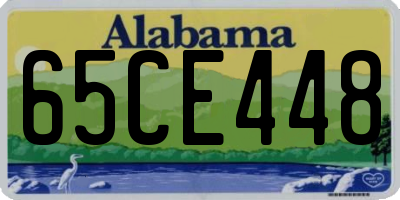 AL license plate 65CE448