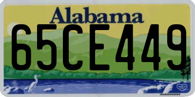 AL license plate 65CE449