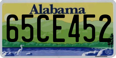 AL license plate 65CE452