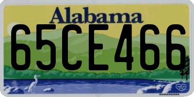 AL license plate 65CE466