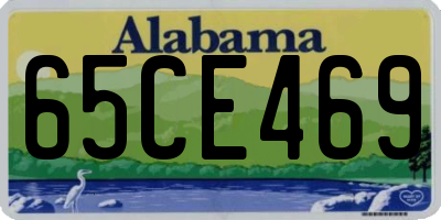 AL license plate 65CE469