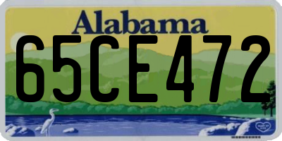 AL license plate 65CE472