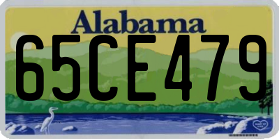AL license plate 65CE479