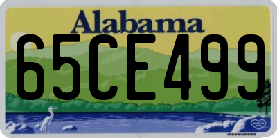 AL license plate 65CE499