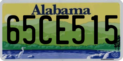 AL license plate 65CE515