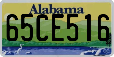 AL license plate 65CE516