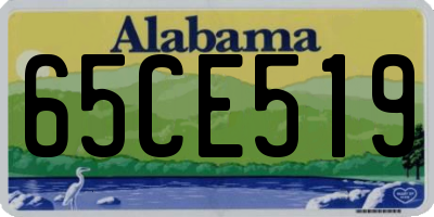 AL license plate 65CE519