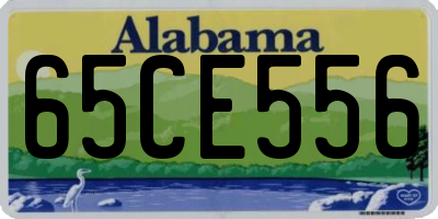 AL license plate 65CE556