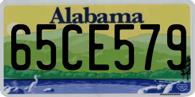 AL license plate 65CE579