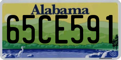 AL license plate 65CE591
