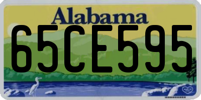 AL license plate 65CE595