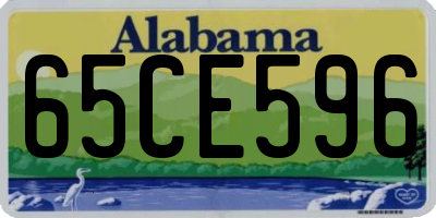 AL license plate 65CE596