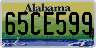AL license plate 65CE599