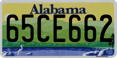 AL license plate 65CE662