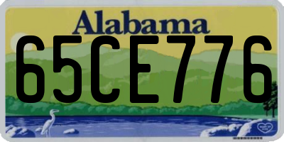 AL license plate 65CE776