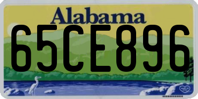 AL license plate 65CE896