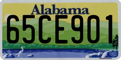 AL license plate 65CE901