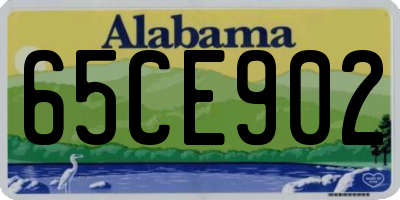 AL license plate 65CE902