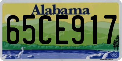 AL license plate 65CE917