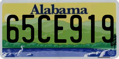 AL license plate 65CE919