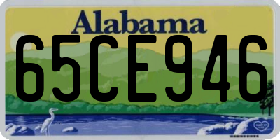 AL license plate 65CE946