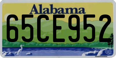 AL license plate 65CE952