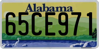 AL license plate 65CE971