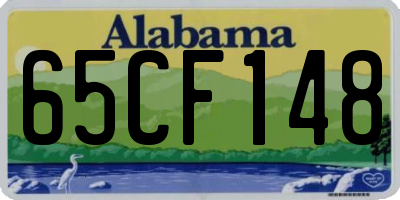 AL license plate 65CF148
