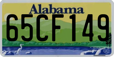 AL license plate 65CF149